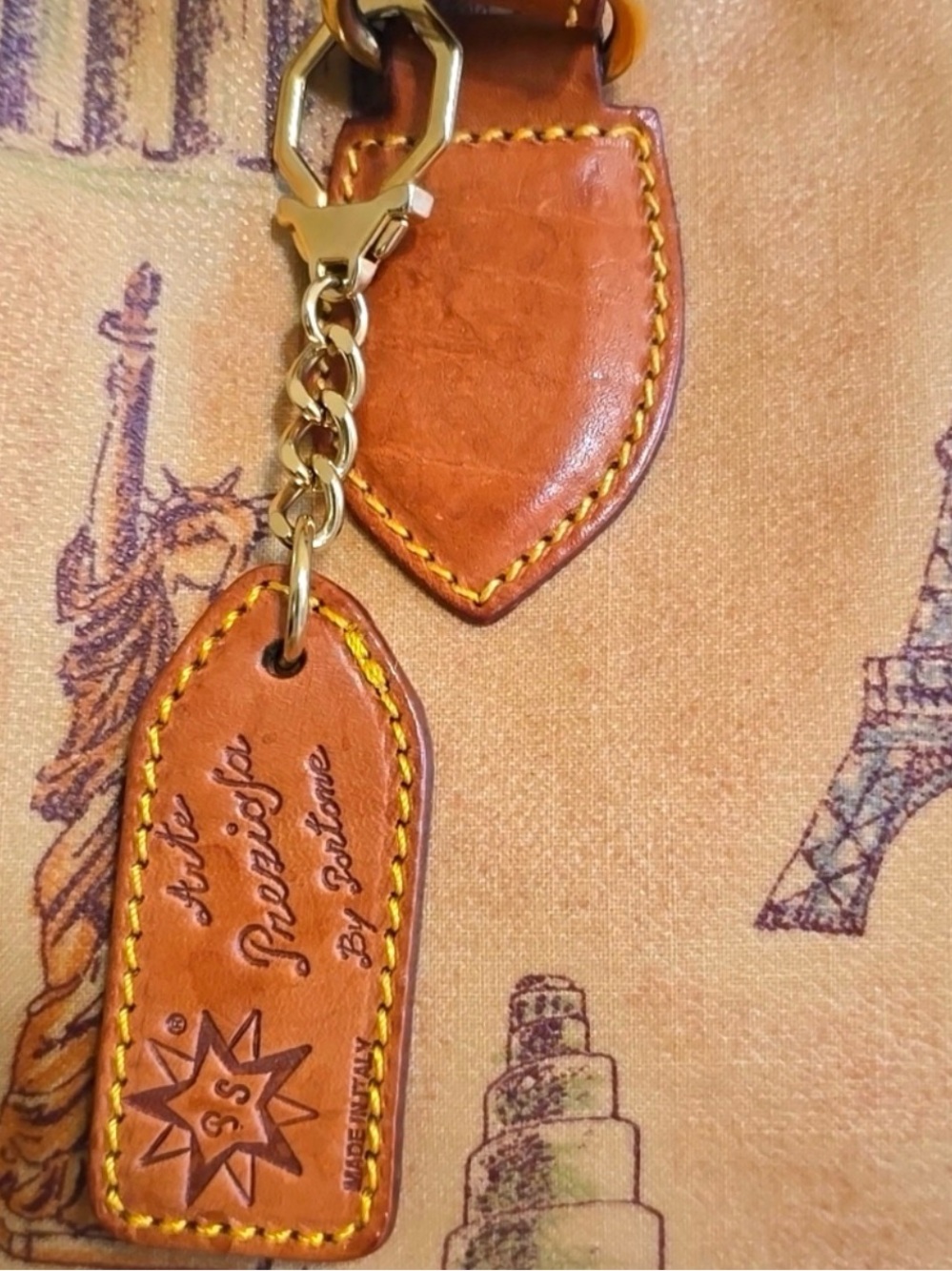 Arte Preziosa by Portone Vintage World Landmarks Dome Satchel - Picture 2 of 9
